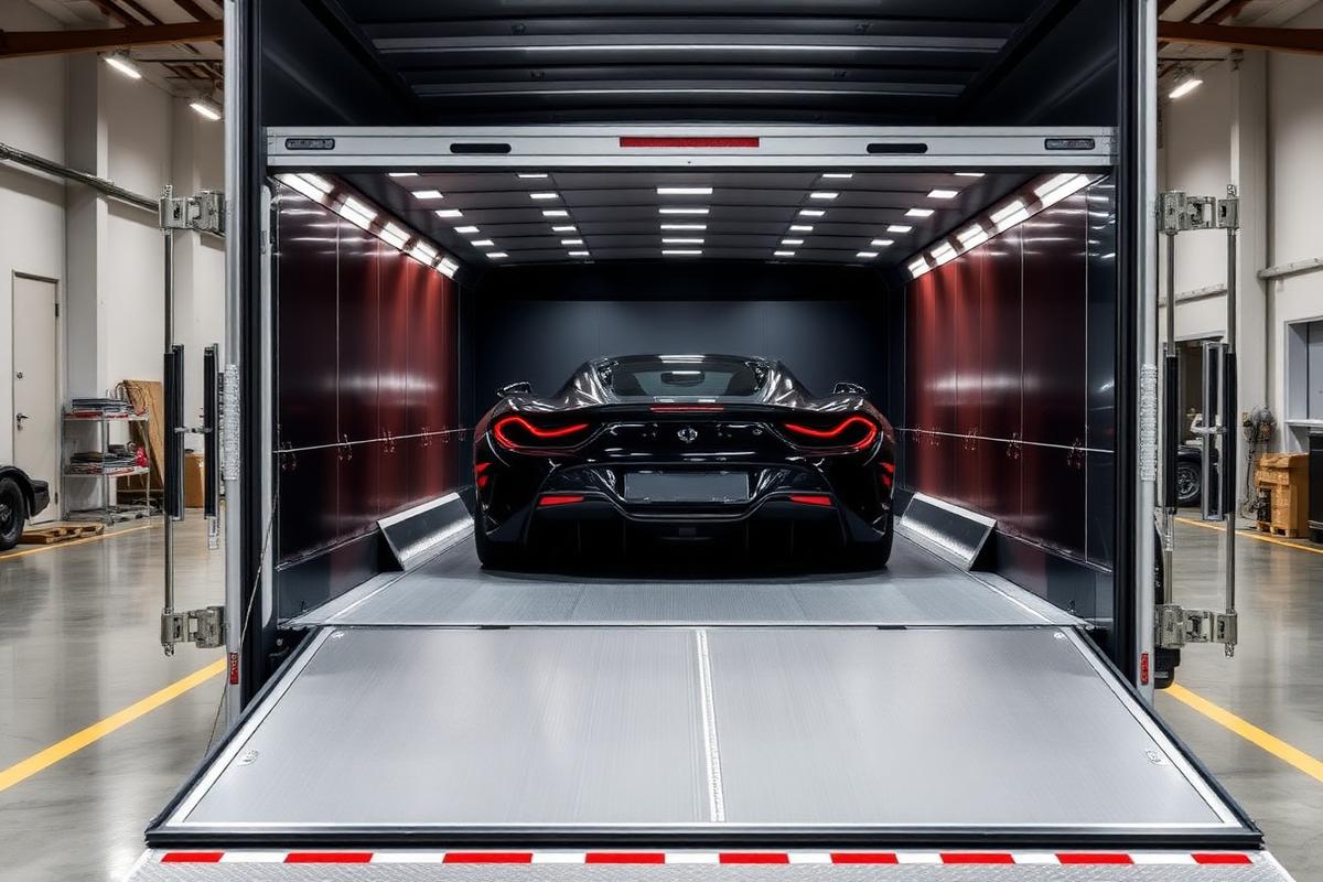 Enclosed Auto Transport service by Grell Enterprises